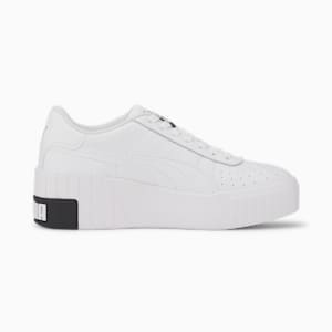 ウィメンズ CALI ウェッジ スニーカー, Puma White-Puma Black, extralarge-JPN