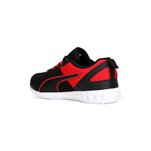 Momentum Men's Running Shoe, Black-High Risk Red-White