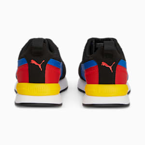 PUMA R78 Kid's Sneakers, PUMA Black-Victoria Blue-Pelé Yellow, extralarge-IND
