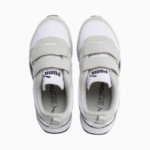 Zapatos PUMA R78 para niños pequeños, Puma White-Gray Violet-Puma Black