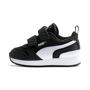 PUMA R78 Toddler Shoes, Puma Black-Puma White, extralarge