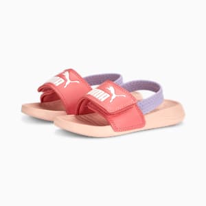 Popcat 20 Backstrap Babies' Sandals, Loveable-Vivid Violet-Rose Dust