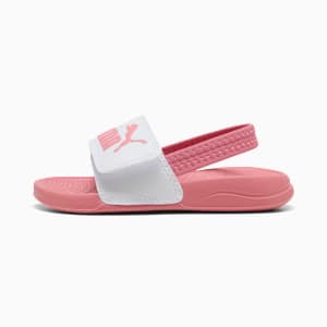 Popcat 20 Backstrap Babies' Sandals, PUMA White-Wild Pink-Wild Pink, large-GBR