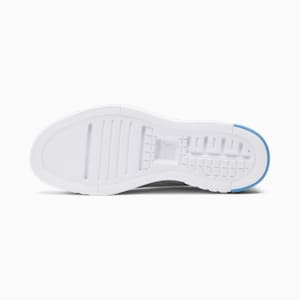 Zapatos deportivos Cali Wedge Mix para mujer, PUMA White-Glacial Gray-Team Light Blue