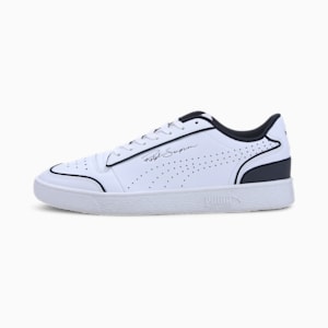 Ralph Sampson Lo Perforated Outline Sneakers, Puma White-Peacoat