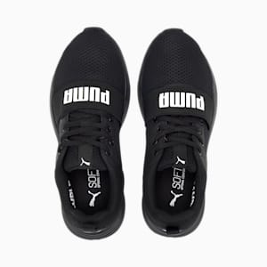 Wired Run Youth Trainers, Puma Black-Puma White, extralarge-GBR