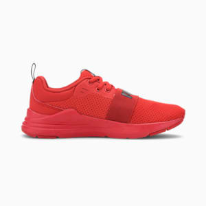 Wired Run IMEVA Kid's Shoes, High Risk Red-Puma Black