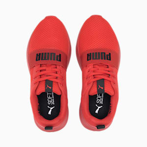 Wired Run Youth Trainers, High Risk Red-Puma Black