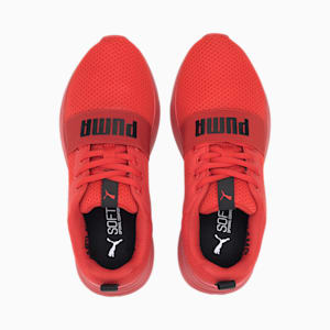 Wired Run IMEVA Kid's Shoes, High Risk Red-Puma Black