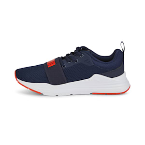 Wired Run IMEVA Kid's Shoes, Peacoat-Puma Red, extralarge-IND