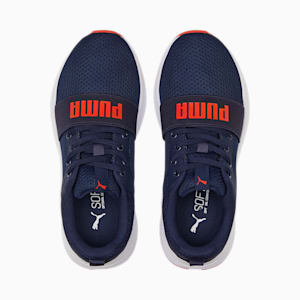 Wired Run IMEVA Kid's Shoes, Peacoat-Puma Red