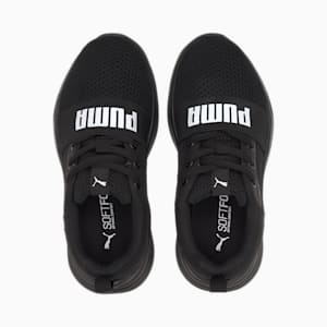 Wired Run Kids' Shoes, Puma Black-Puma White, extralarge-IND