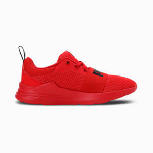 Wired Run Kids' Shoes, High Risk Red-Puma Black, extralarge-IND