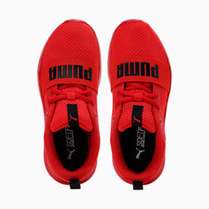 Wired Run Kids' Shoes, High Risk Red-Puma Black, extralarge-IND