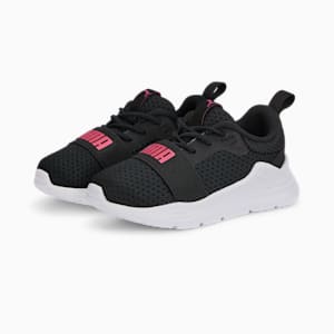 Wired Run Toddlers' Sneakers, Puma Black-Sunset Pink, extralarge