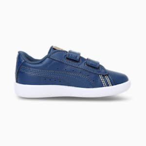 Basket Classic One8 Kid's Sneakers, Dark Denim-Puma Team Gold