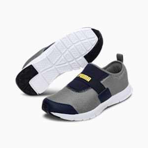Flex Youth Sneakers, Peacoat-Super Lemon, extralarge-IND