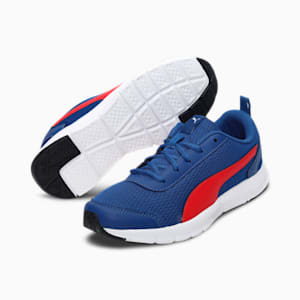 Racer Youth Sneakers, Limoges-High Risk Red-Puma White