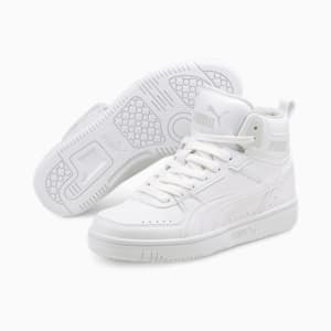 Rebound JOY Sneakers Big Kids, Puma White-Puma White-Limestone