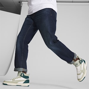 Rebound Joy Men's Sneakers, Vaporous Gray-Pebble Gray-Varsity Green, extralarge