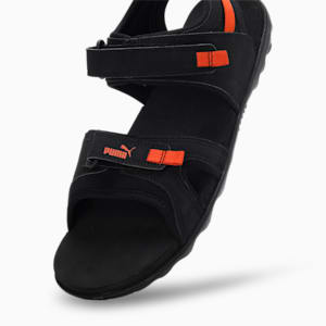 Cloud Unisex Sandals, Puma Black-Limepunch