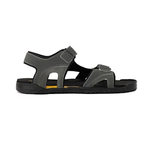 Glen Unisex Sandals, Dark Shadow-Spectra Yellow, extralarge-IND