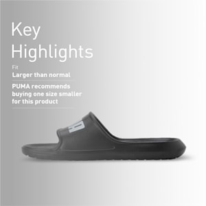 Divecat V2 Lite Unisex Slides, Puma Black-Puma White, extralarge-IND