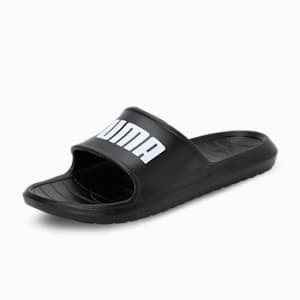 Divecat V2 Lite Unisex Slides, Puma Black-Puma White, extralarge-IND