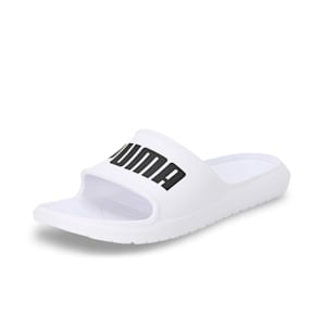 Divecat V2 Lite Unisex Slides, Puma White-Puma Black, extralarge-IND