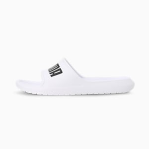 Divecat V2 Lite Unisex Slides, Puma White-Puma Black, extralarge-IND