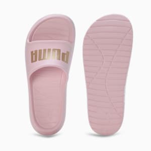 Divecat V2 Lite Unisex Slides, Chalk Pink-Puma Team Gold, extralarge-IND