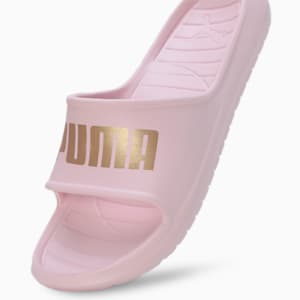 Divecat V2 Lite Slides, Chalk Pink-Puma Team Gold, extralarge-IND
