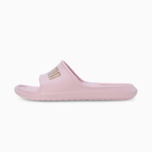 Divecat V2 Lite Unisex Slides, Chalk Pink-Puma Team Gold, extralarge-IND