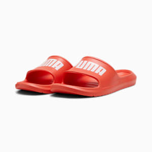 Divecat V2 Lite Unisex Slides, Active Red-PUMA White, extralarge-IND