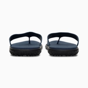 Galaxy Comfort Men's Flip-Flops, Dark Denim-Puma Black-Puma White, extralarge-IND