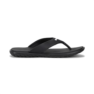 Galaxy Comfort Men's Flip-Flops, Puma Black-Puma White, extralarge-IND