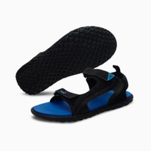 Cruise Comfort V1 Men's Sandals, PUMA Black-Vallarta Blue