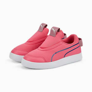 Courtflex V2 Slip On Kids' Sneakers, Sunset Pink-Sodalite Blue