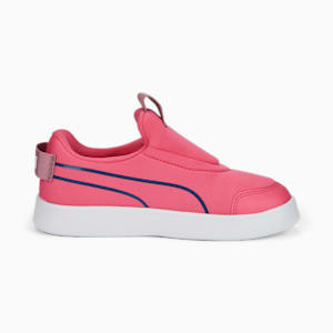 Courtflex V2 Slip On Kids' Sneakers, Sunset Pink-Sodalite Blue