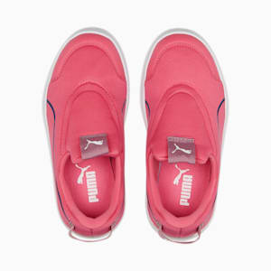 Courtflex V2 Kids' Slip-On Shoes, Sunset Pink-Sodalite Blue