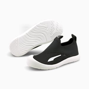 Aquacat Shield Kids' Sandals, Puma Black-Puma White, extralarge-GBR
