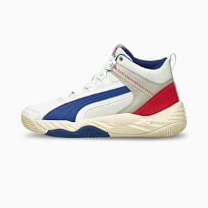 Rebound Future Evo Sneakers, Puma White-Surf The Web-High Risk Red-Gray Violet, extralarge-IND