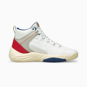 Rebound Future Evo Sneakers, Puma White-Surf The Web-High Risk Red-Gray Violet, extralarge-IND