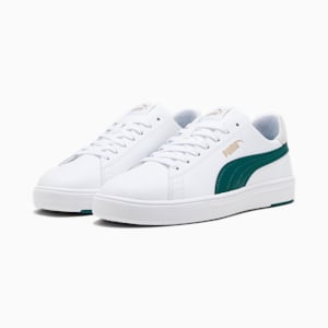 Tenis Serve Pro Lite, PUMA White-Malachite-PUMA Gold, extralarge