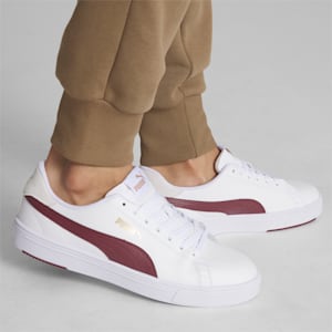 Serve Pro Lite Sneakers, PUMA White-Dark Jasper-PUMA Gold, extralarge