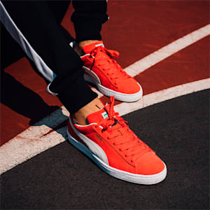 Suede Classic XXI Sneakers, High Risk Red-Puma White, extralarge