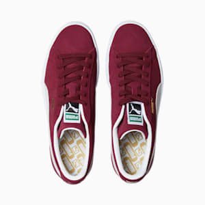 Alec High Boots in Czarny Leather, Cabernet-Puma White, extralarge