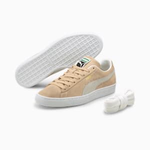 Zapatos deportivos de gamuza Classic XXI, Shifting Sand-Puma White