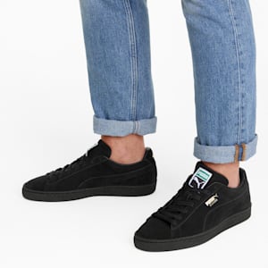 Puma black best sale casual shoes
