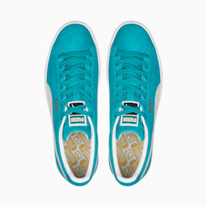 Zapatos deportivos de gamuza Classic XXI para hombres, Deep Aqua-Puma White
